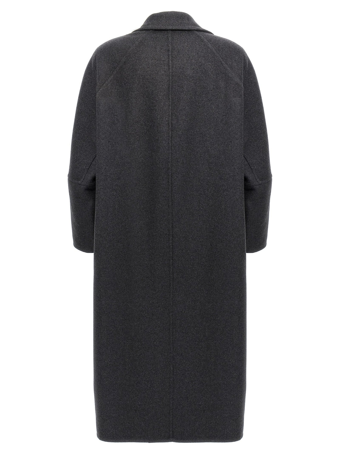 Max Mara Gray Virgin Wool Coat