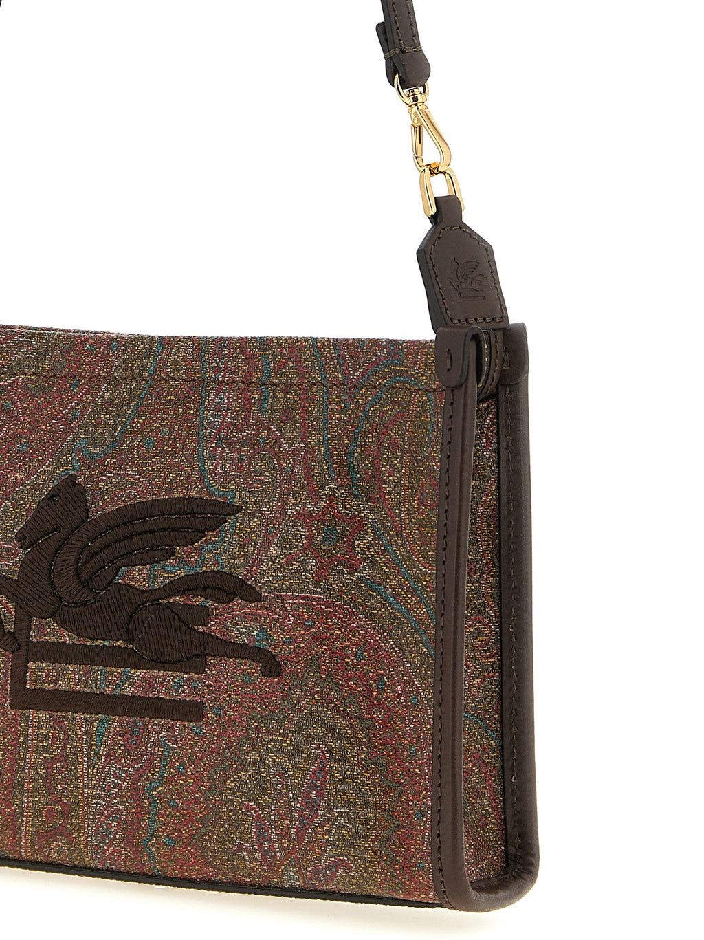 Etro Multicolor Cotton Clutch Bag