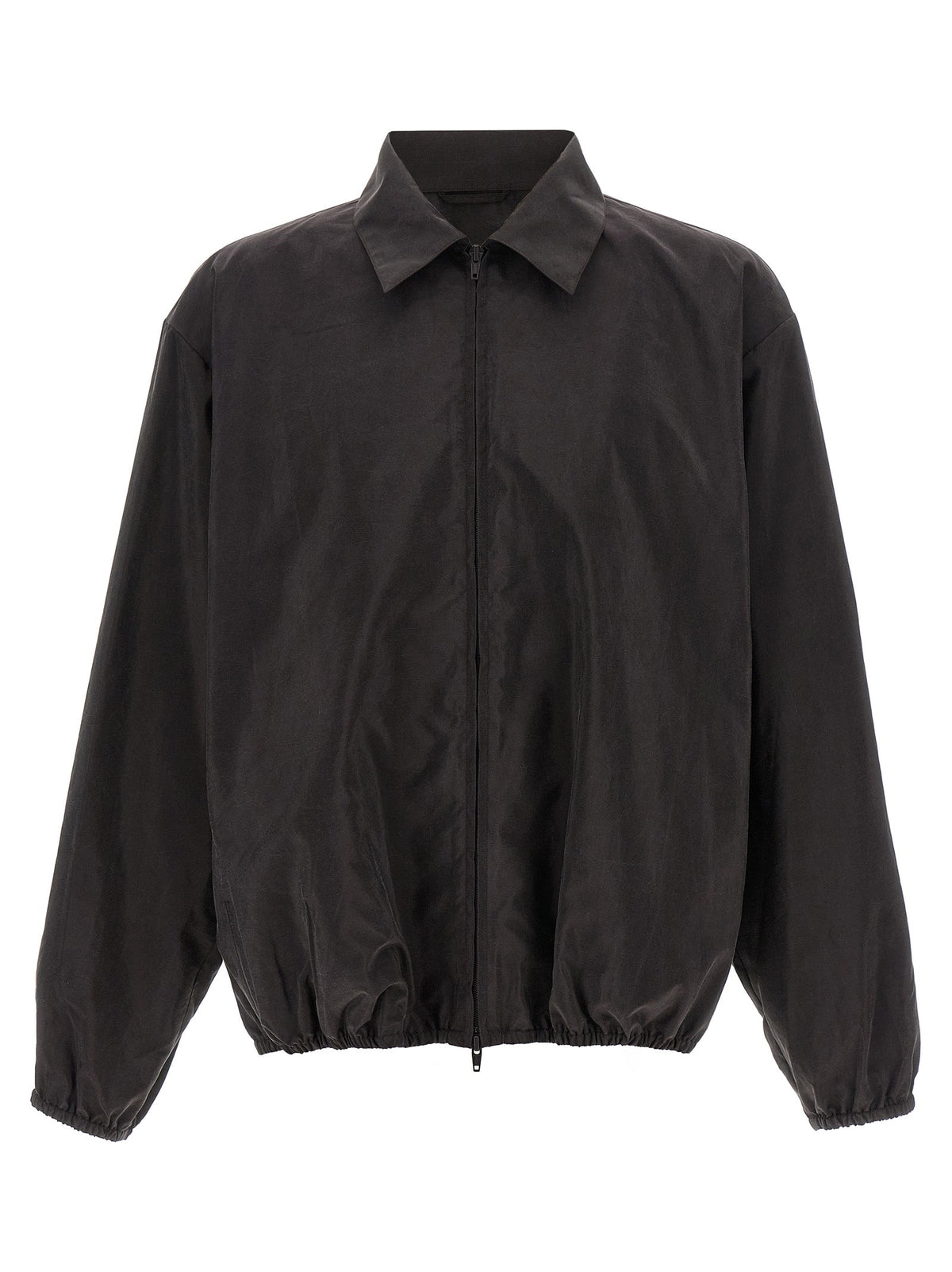 SSSTEIN Brown Silk Shell Jacket
