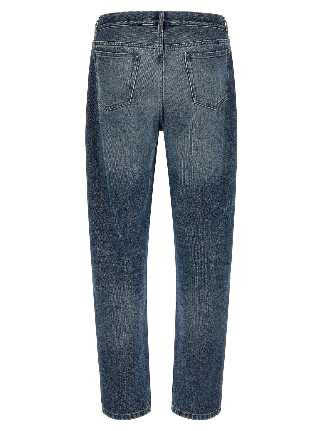 A.P.C. Blue Cotton Straight-Leg Jeans