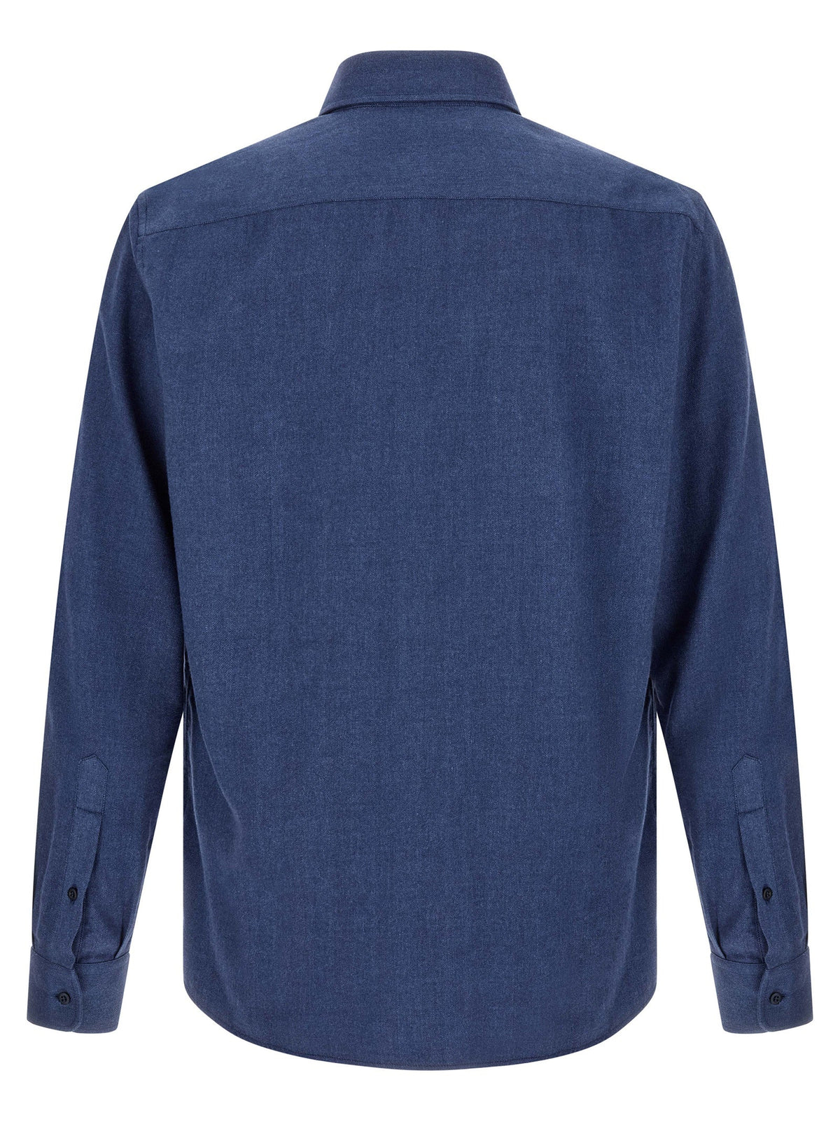 Brunello Cucinelli Blue Cotton Blouse