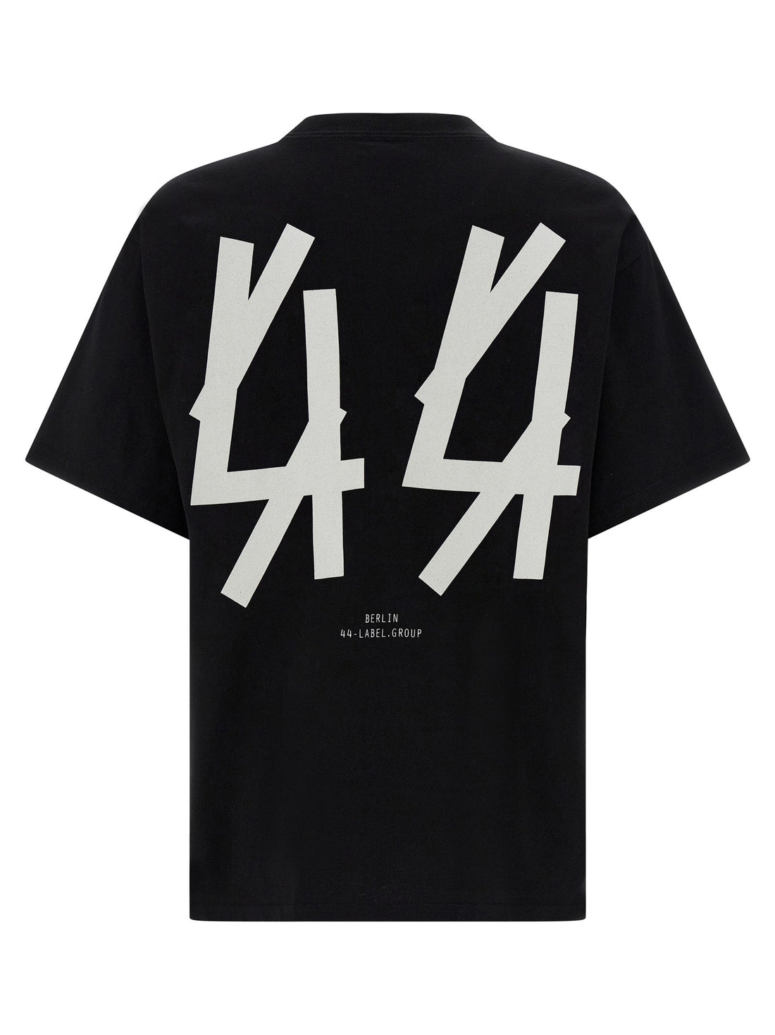44 Label Group Black Cotton T-Shirt