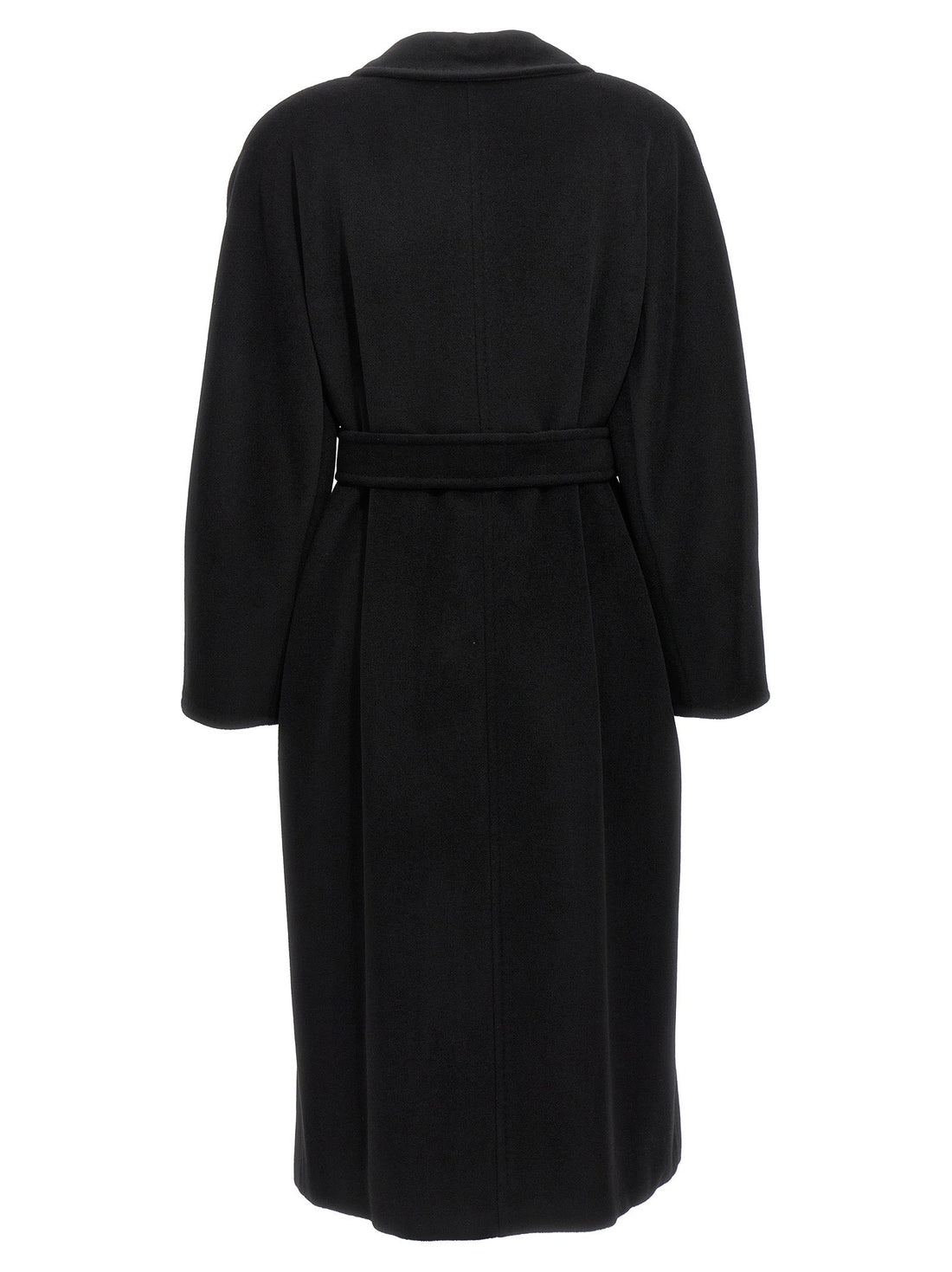Max Mara Black Virgin Wool Coat