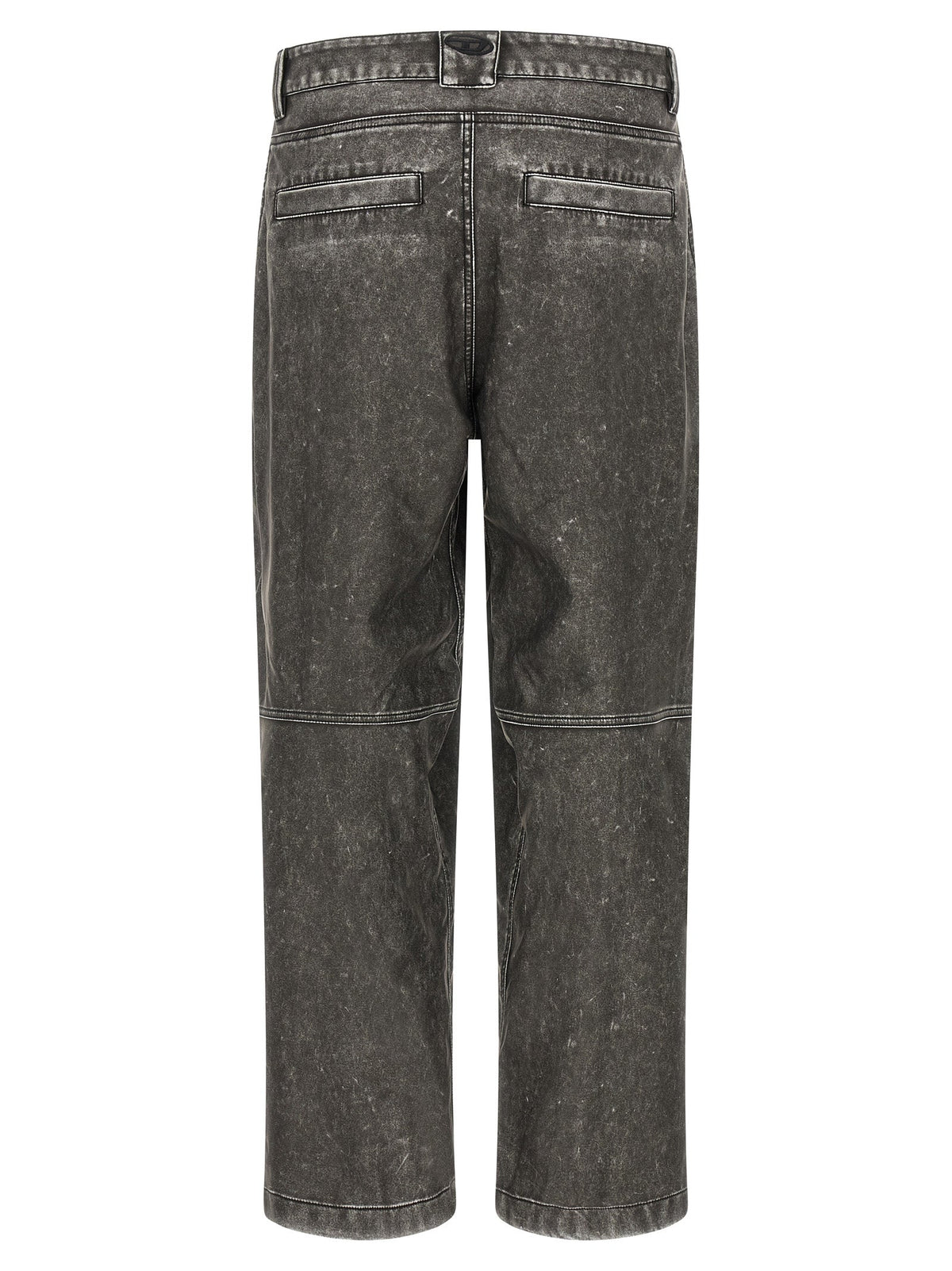 Diesel Gray Polyethylene Casual Pants