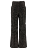 Fendi Brown Cotton Athletic Pants