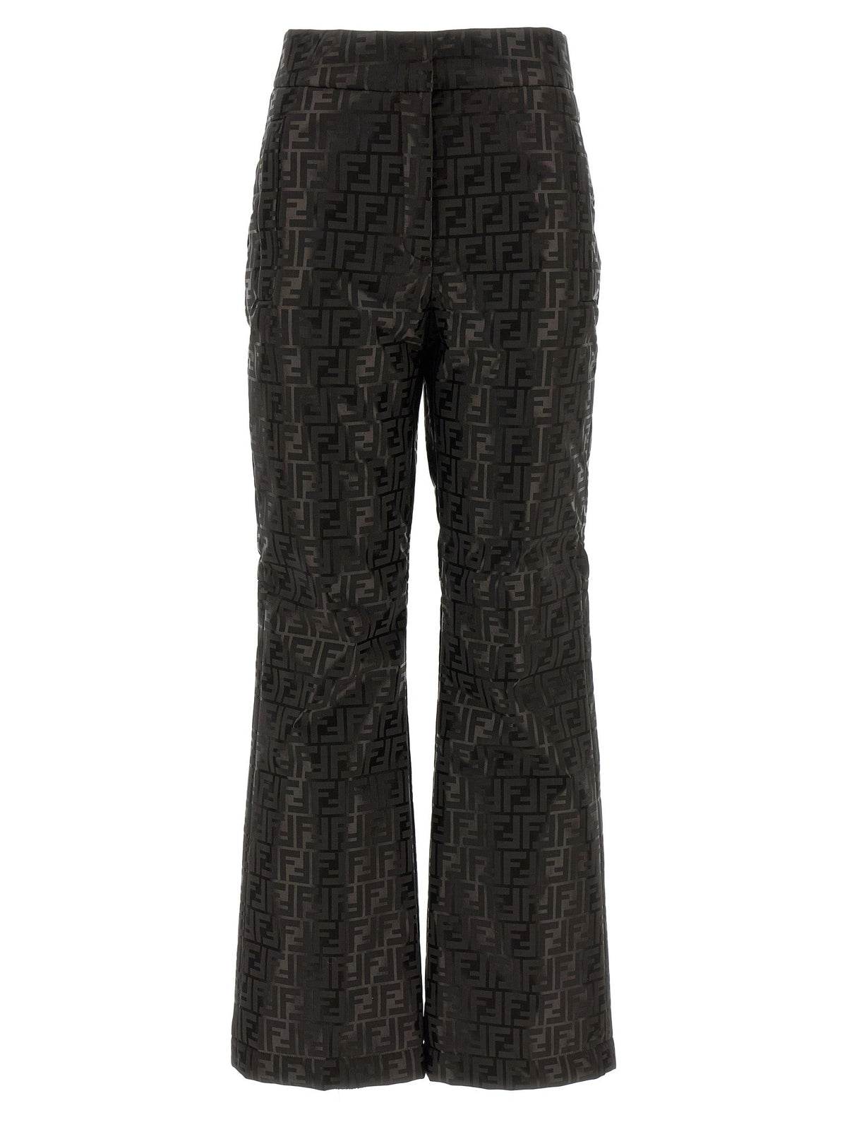Fendi Brown Cotton Athletic Pants