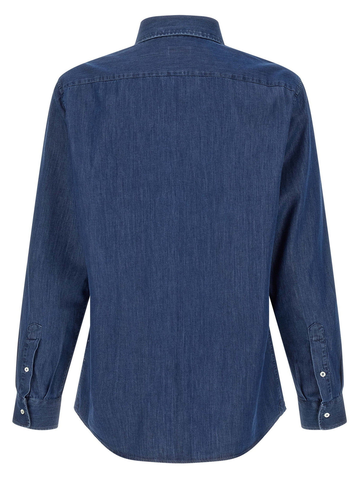 Brunello Cucinelli Blue Cotton Blouse