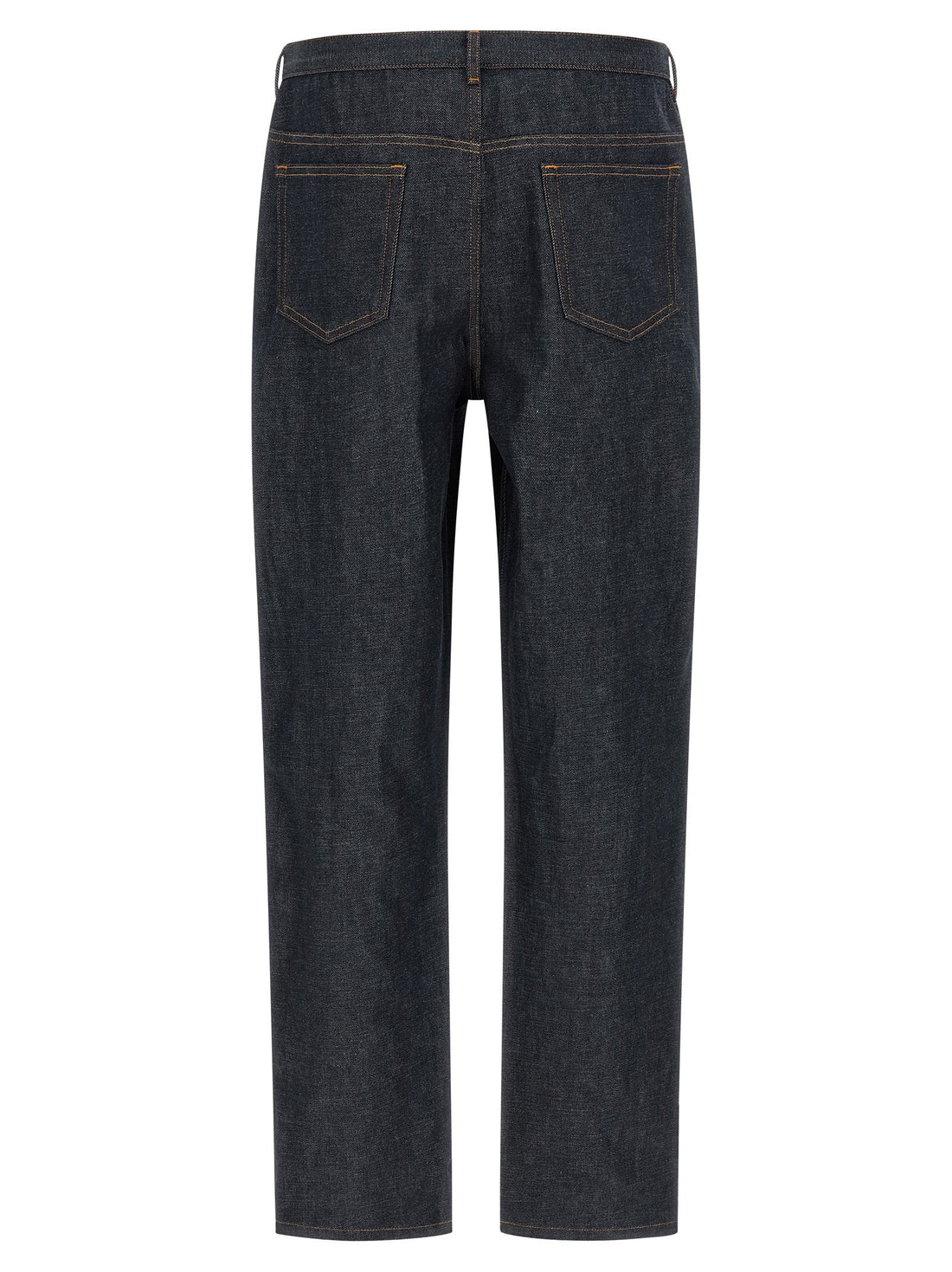 A.P.C. Blue Cotton Relaxed Fit Jeans