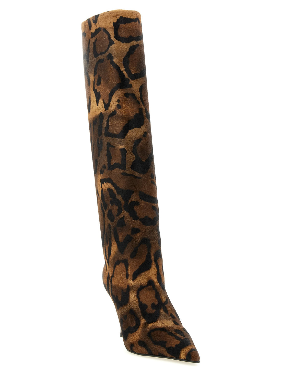 LE SILLA Brown Calfskin Over The Knee