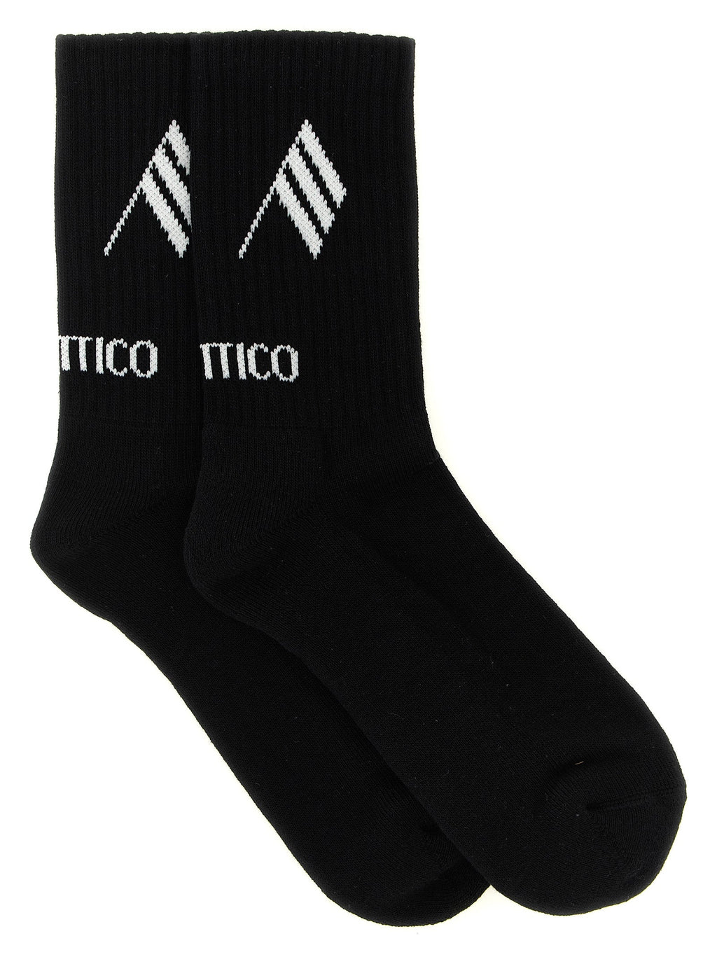 The Attico Bicolor Cotton Socks