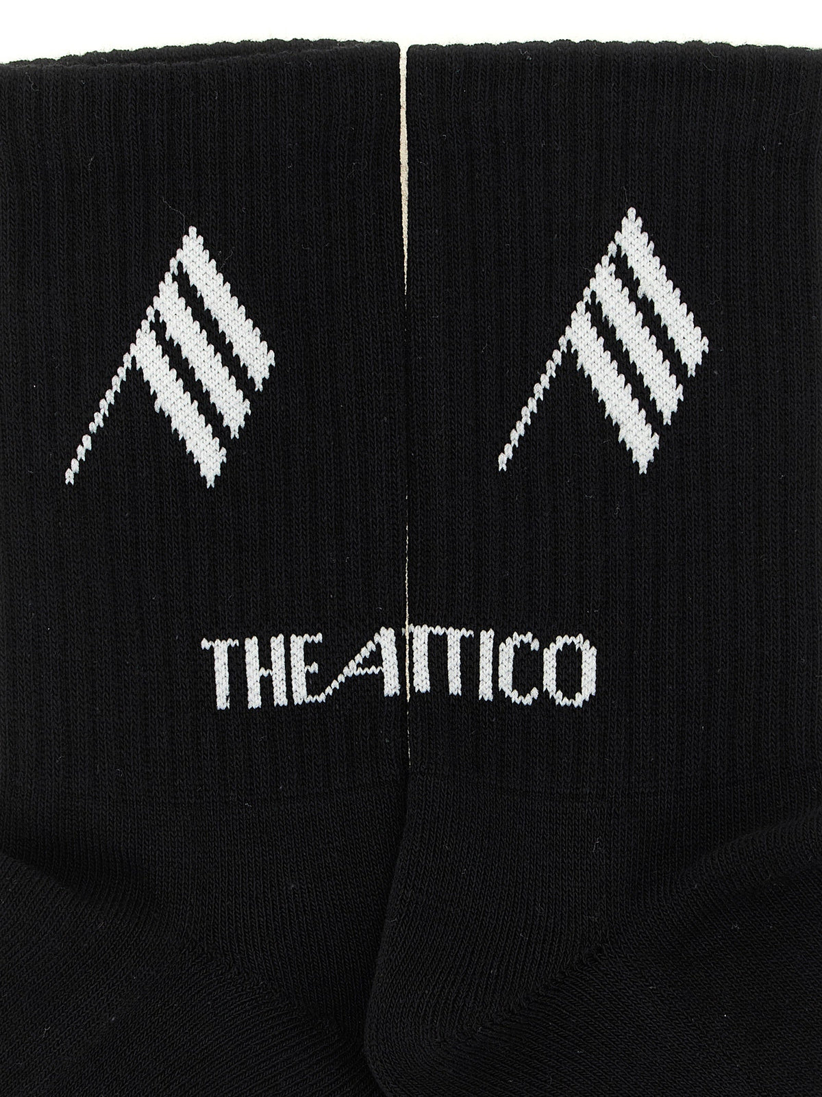 The Attico Bicolor Cotton Socks