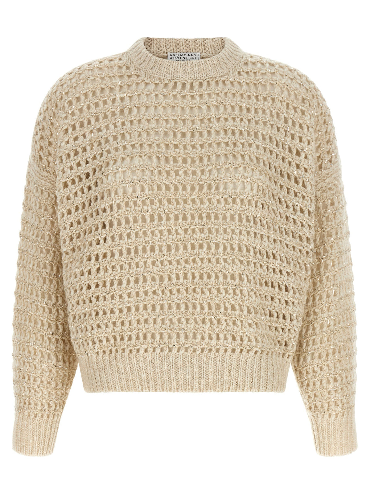 Brunello Cucinelli Beige Elastane Cardigan