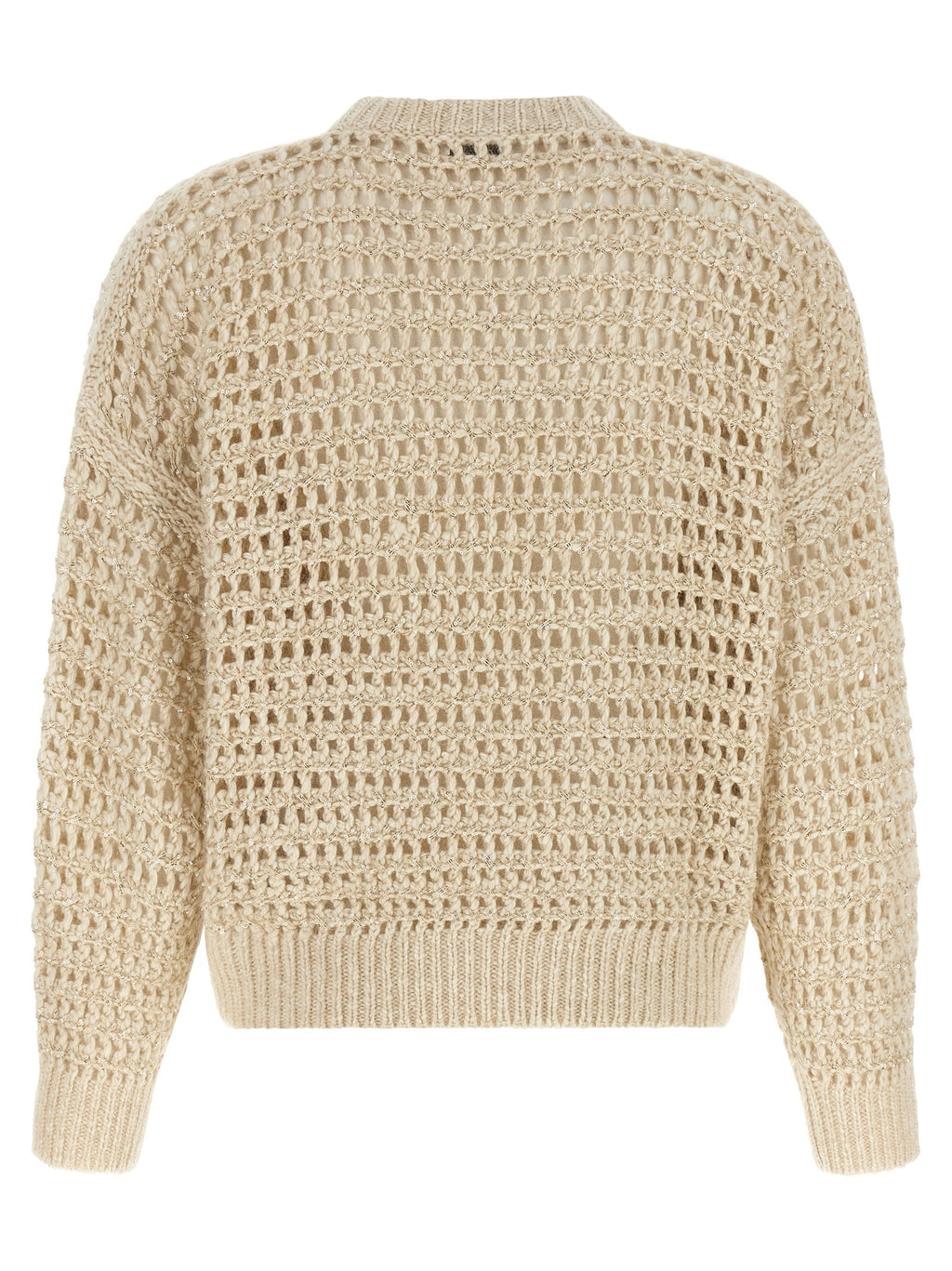 Brunello Cucinelli Beige Elastane Cardigan