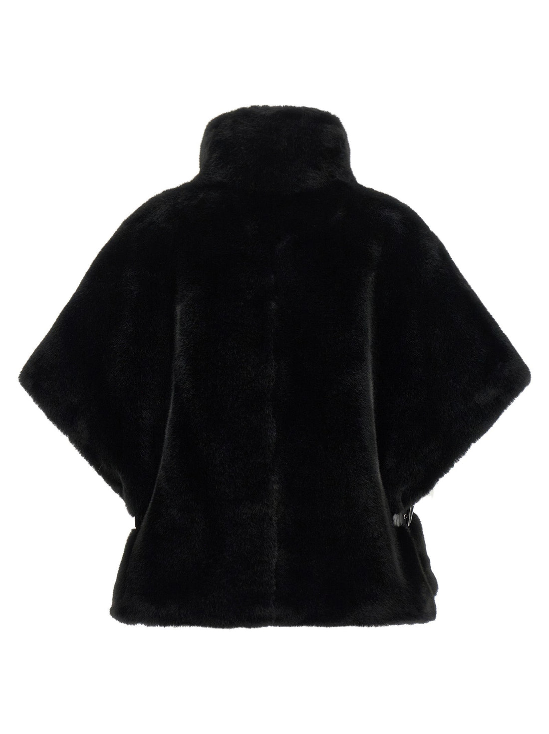 PINKO Black Polyester Coat