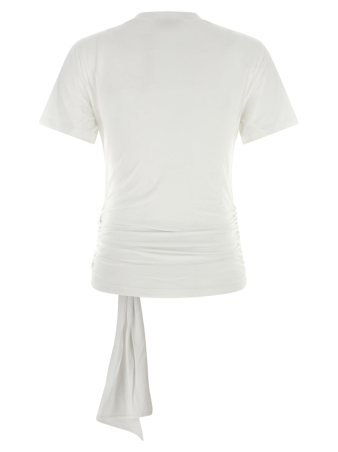 7 For All Mankind White Lyocell T-Shirt