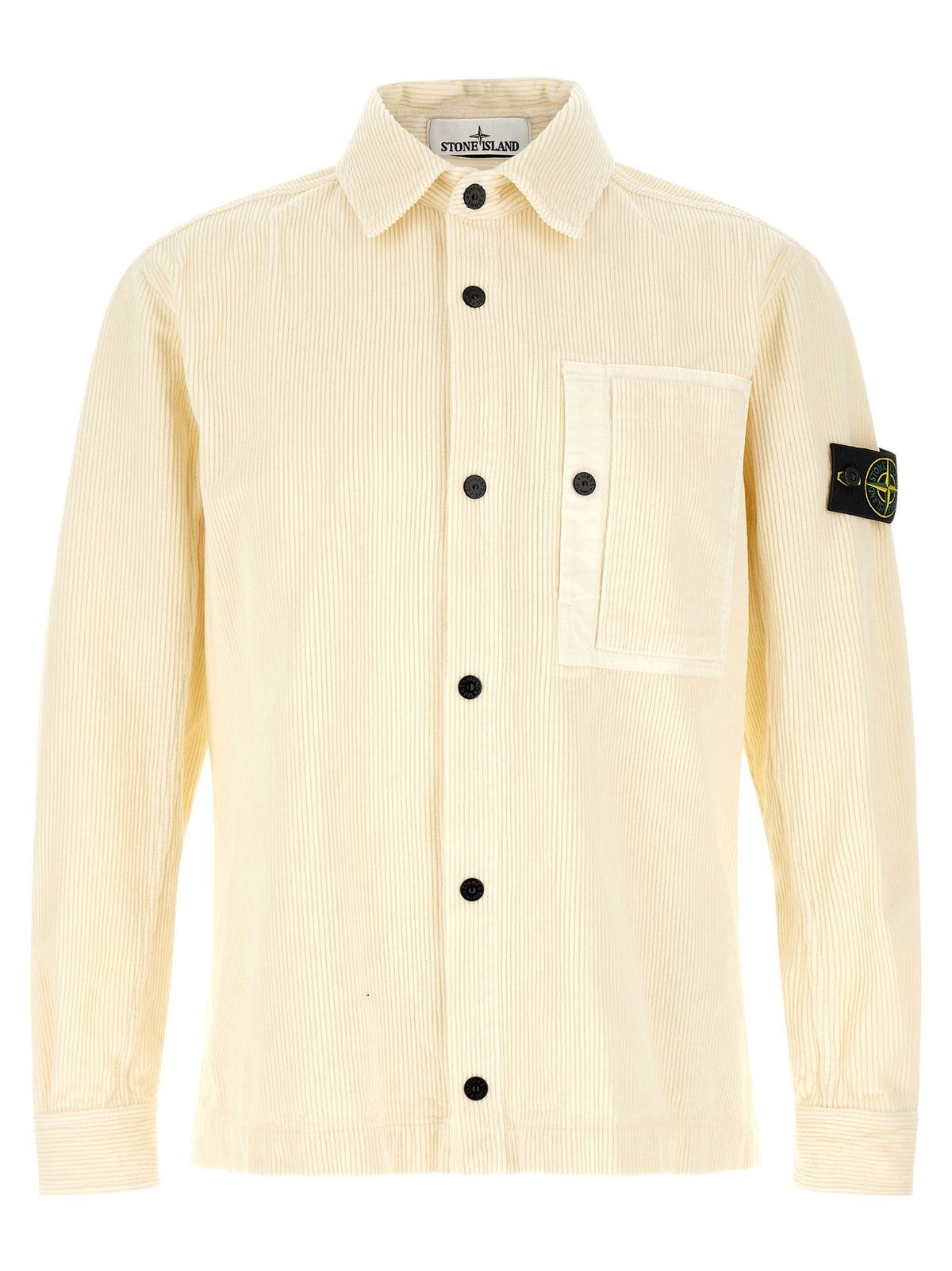 Stone Island White Cotton Blouse