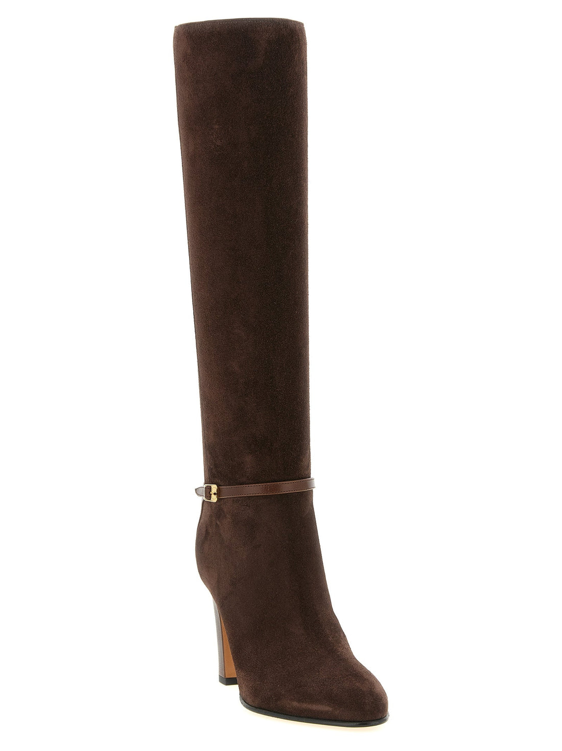 Valentino Garavani Brown Calfskin Over The Knee