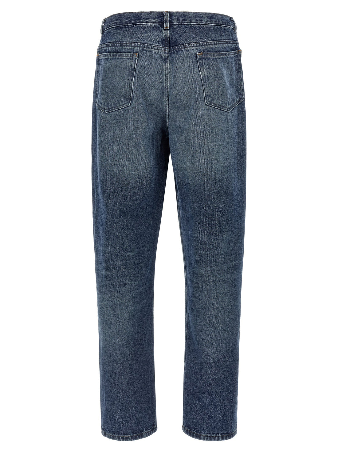 A.P.C. Blue Cotton Straight-Leg Jeans