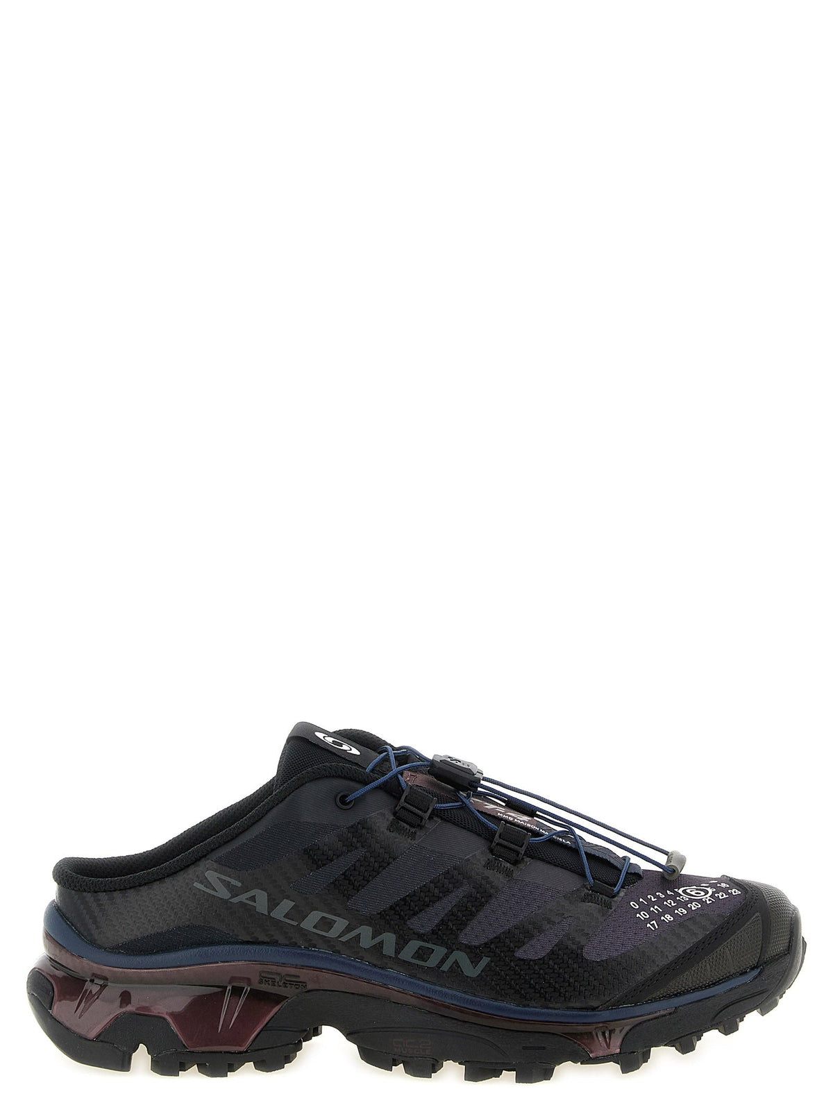 MM6 Maison Margiela Black Polyester Athletic Sneakers