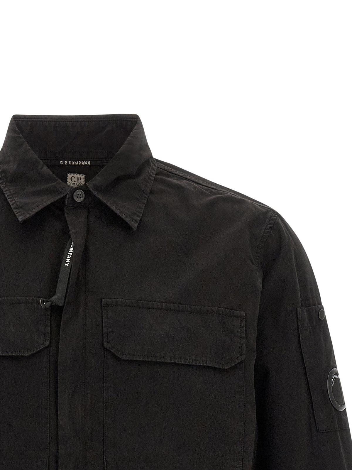 C.P. Company Black Cotton Blouse