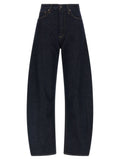 Agolde Blue Cotton High-Waisted Jean
