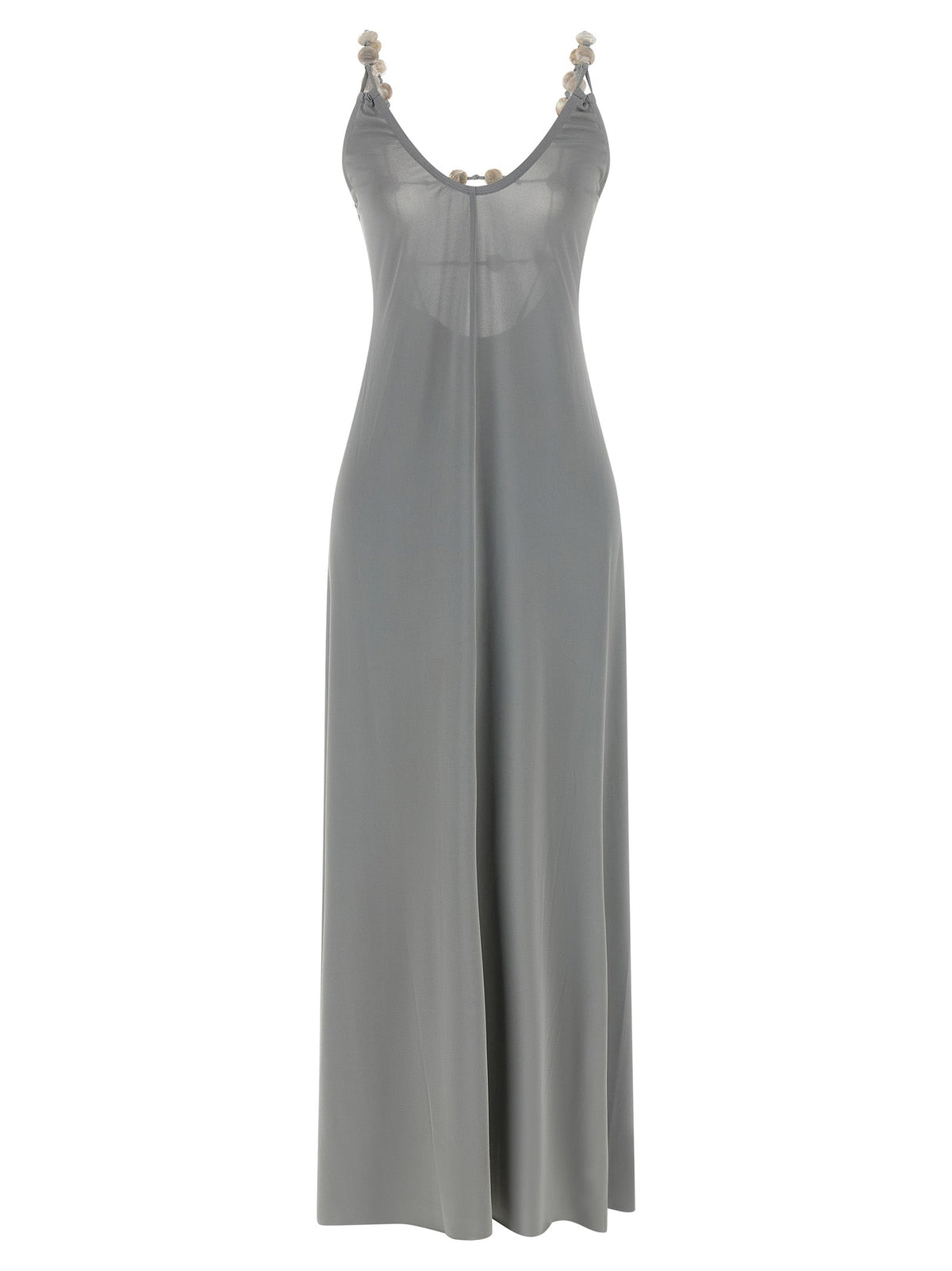 Eres Silver Polyamide Long Dress