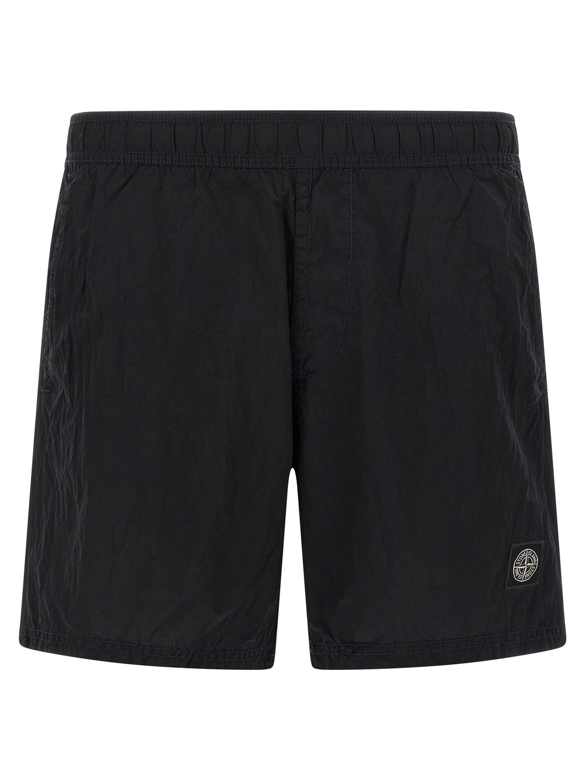 Stone Island Blue Polyamide Swim Shorts