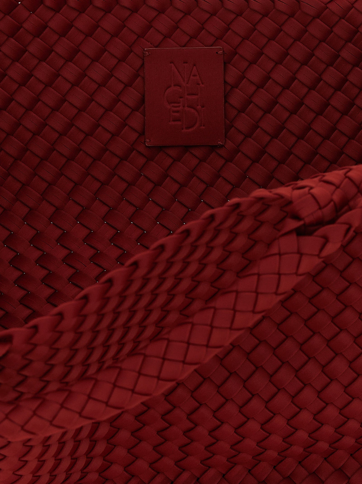 NAGHEDI Red Nylon Handbag