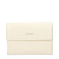 Jil Sander White Leather Wallet