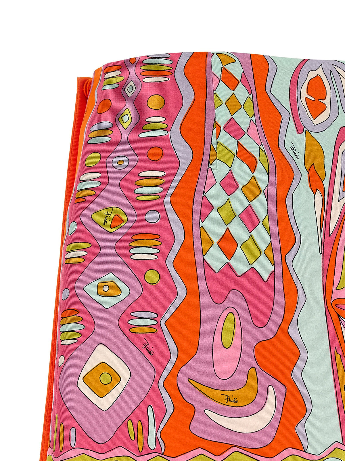 Emilio Pucci Multicolor Silk Long Skirt