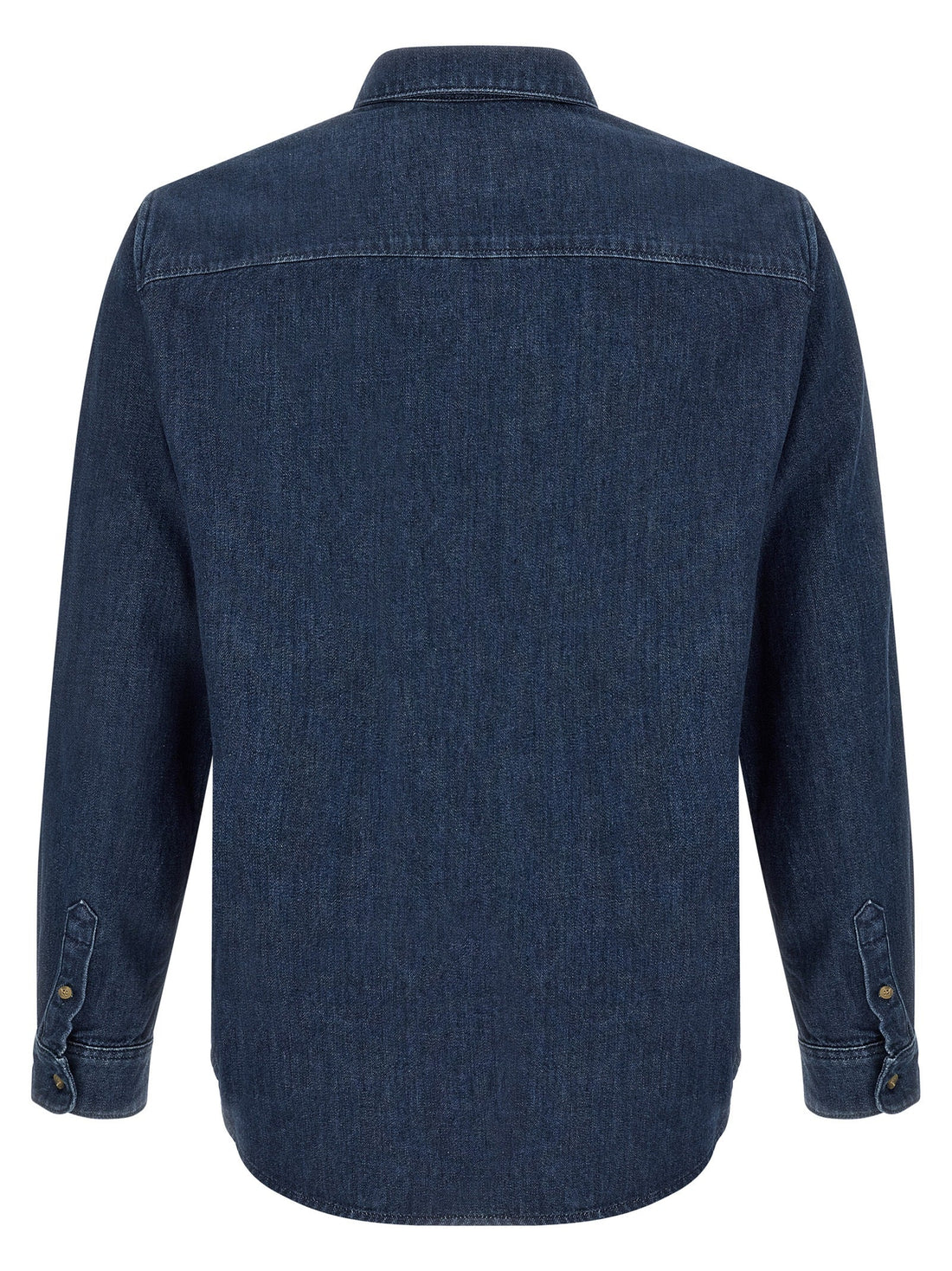 A.P.C. Blue Cotton Blouse