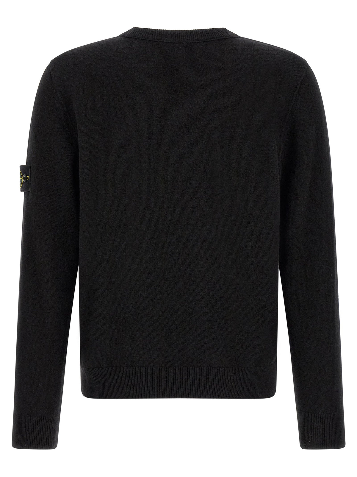 Stone Island Black Virgin Wool Cardigan