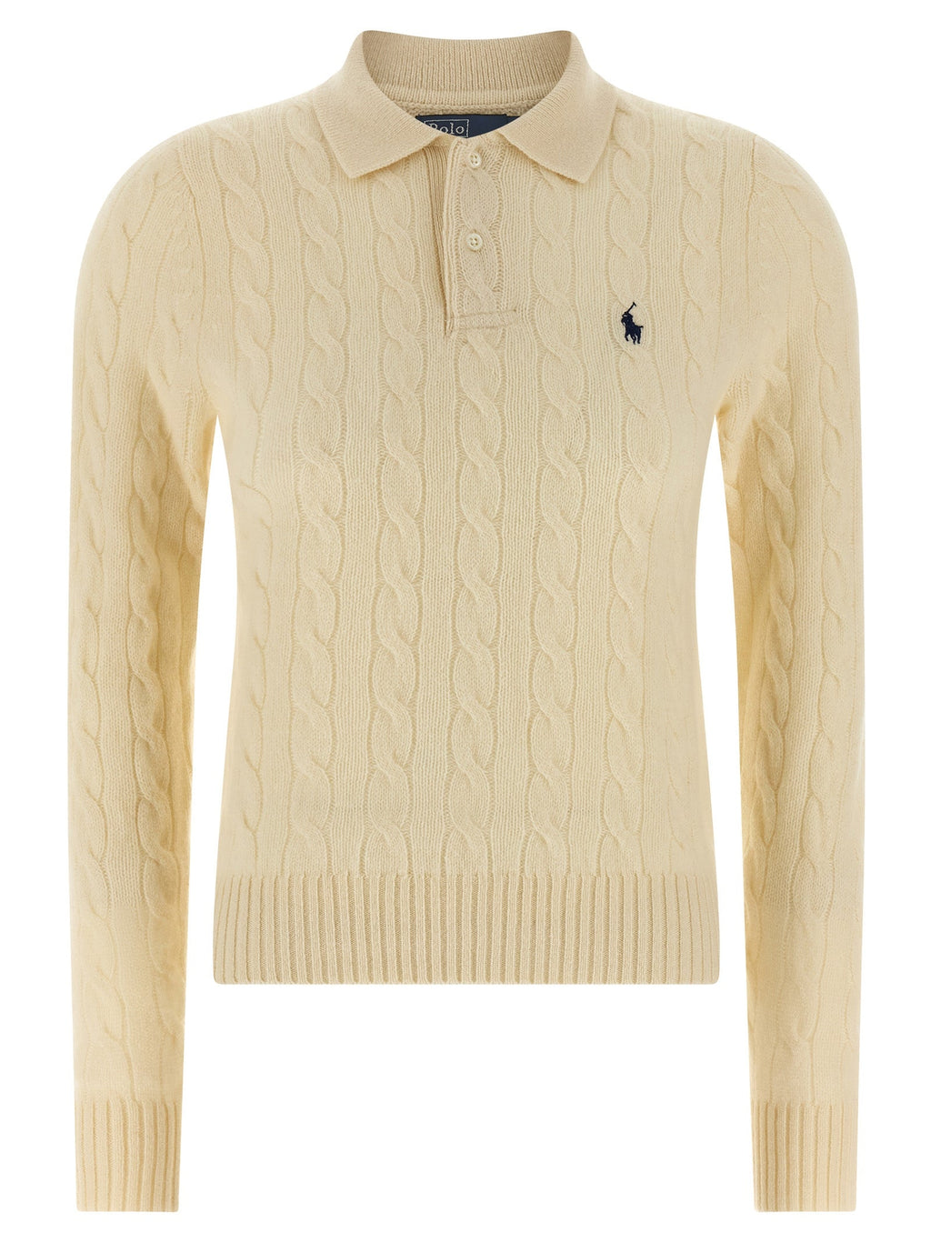 Polo Ralph Lauren White Wool Polo Shirt
