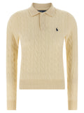 Polo Ralph Lauren White Wool Polo Shirt