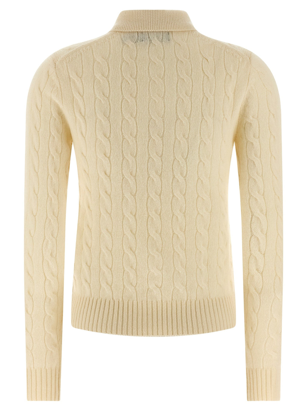 Polo Ralph Lauren White Wool Polo Shirt