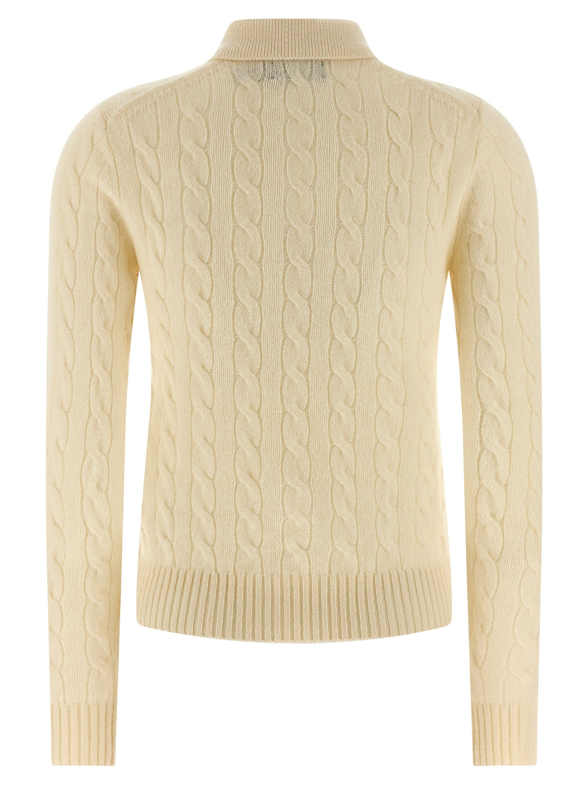 Polo Ralph Lauren White Wool Polo Shirt