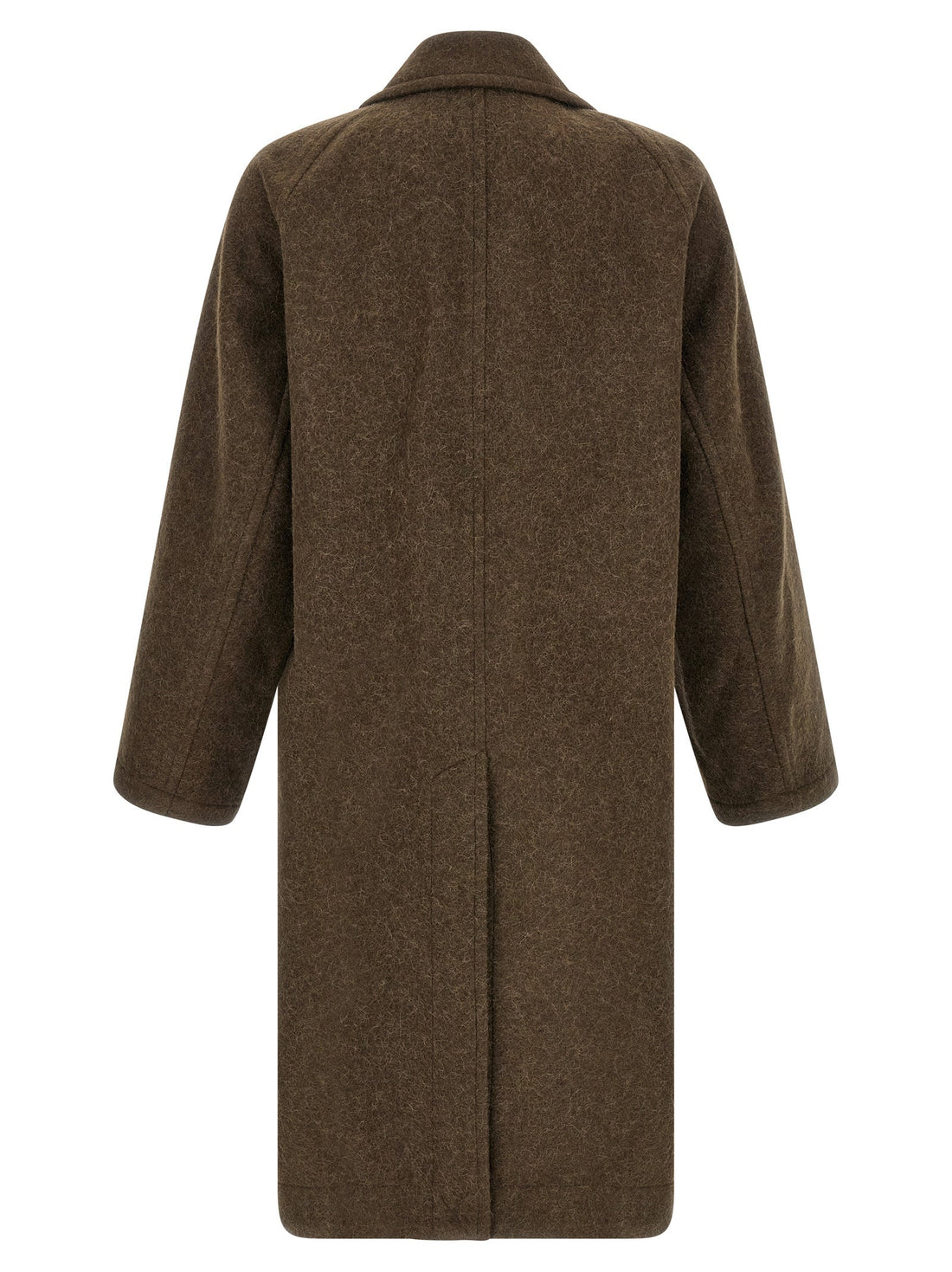 Lemaire Brown Wool Coat