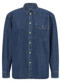 Polo Ralph Lauren Blue Cotton Blouse