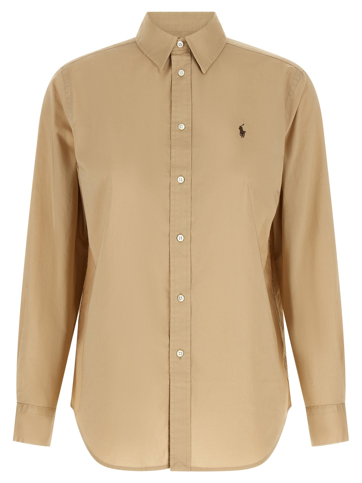 Polo Ralph Lauren Beige Cotton Blouse