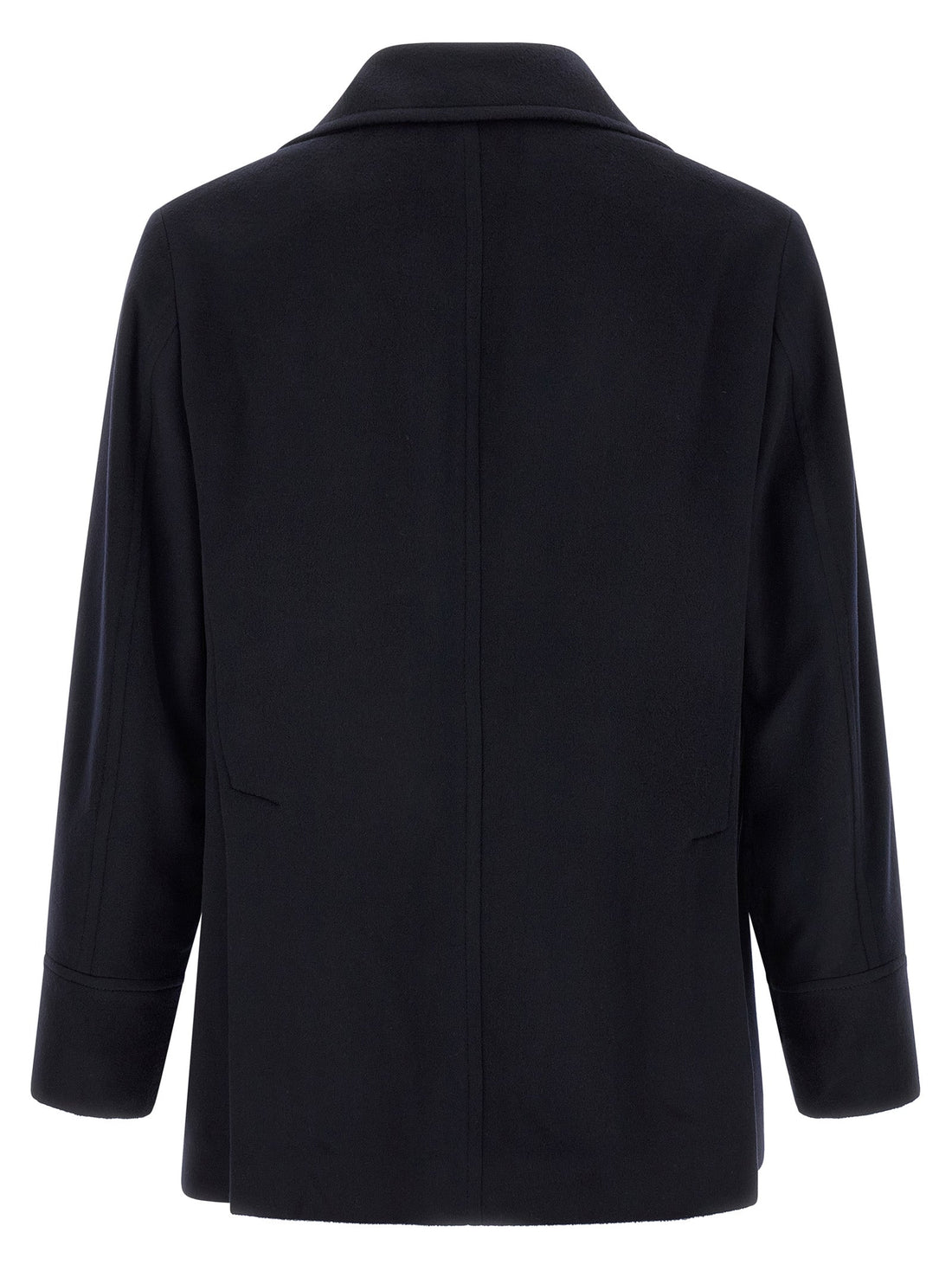 Brunello Cucinelli Blue Virgin Wool Coat