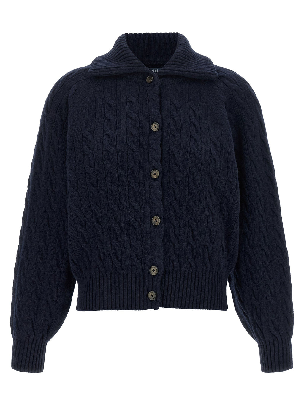 Polo Ralph Lauren Blue Wool Cardigan