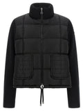 Moncler Black Virgin Wool Cardigan