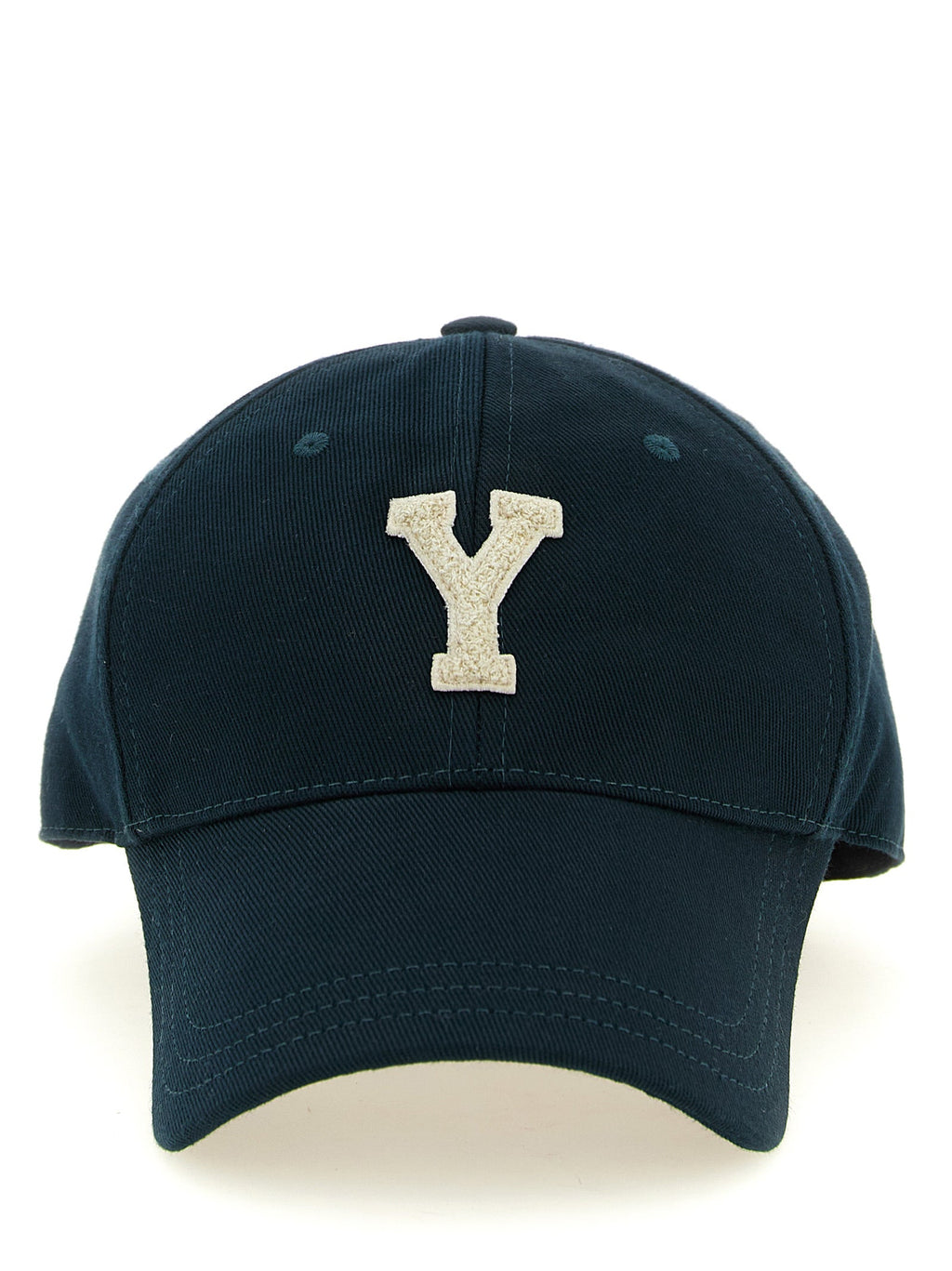 Saint Laurent Bicolor Cotton Cap (Baseball Hat)