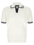 Dolce & Gabbana Bicolor Cotton Polo Shirt