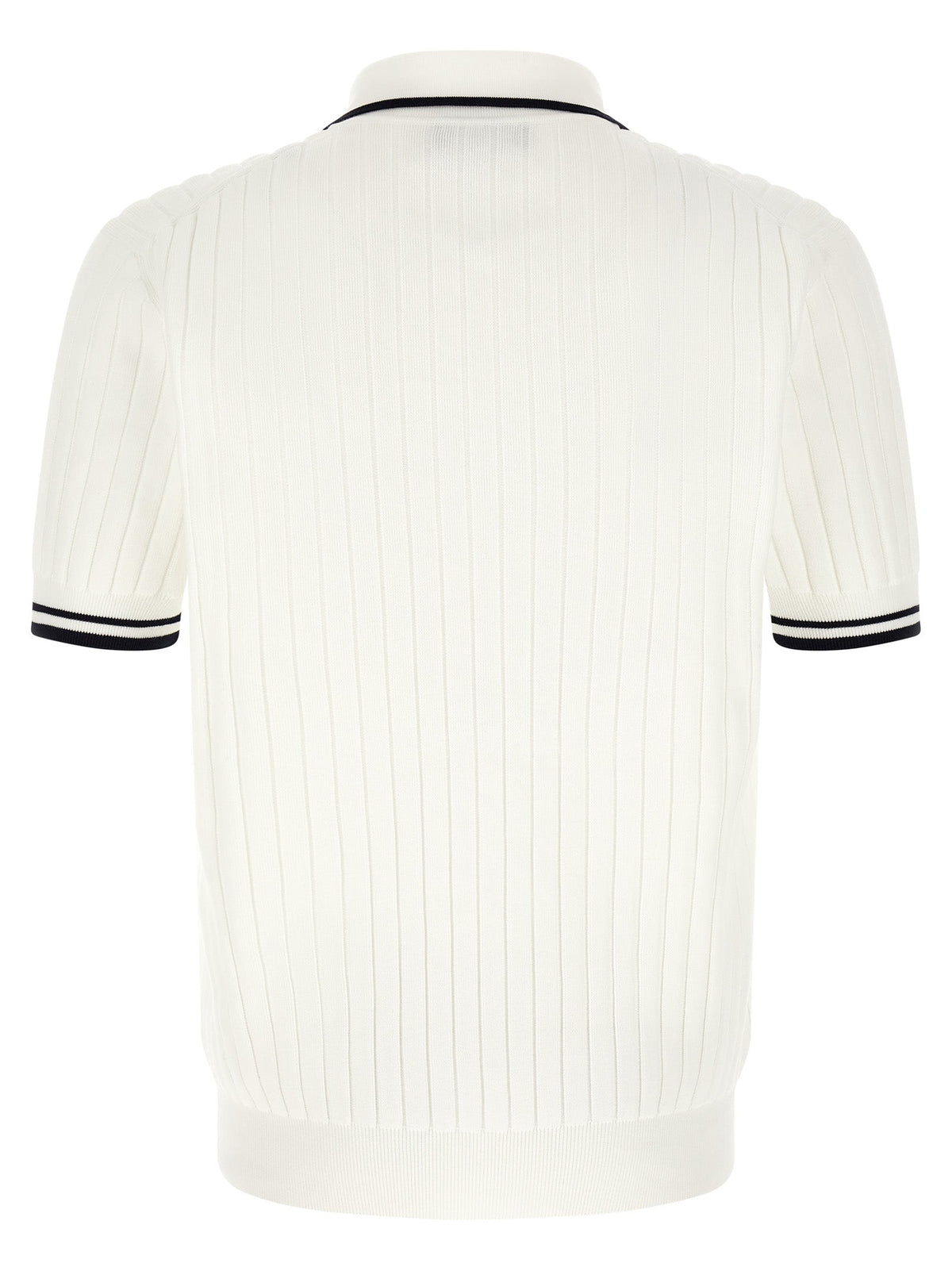Dolce & Gabbana Bicolor Cotton Polo Shirt