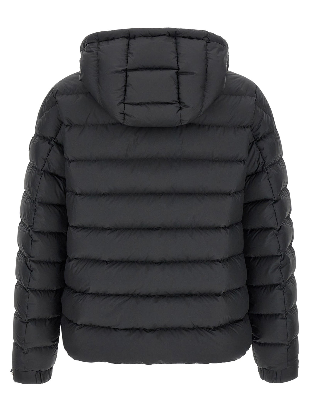 Moncler Black Polyester Full-Length Jacket