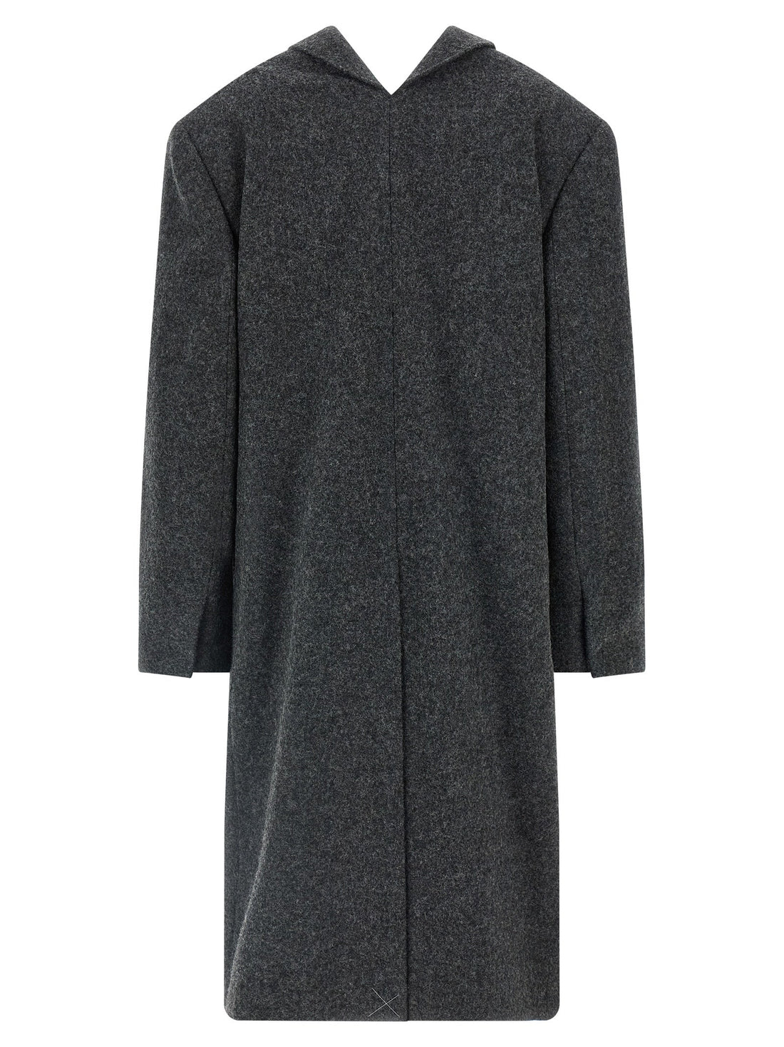 Prada Gray Virgin Wool Coat