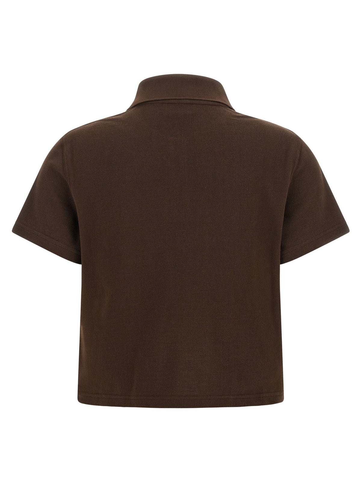 Saint Laurent Brown Cotton Polo Shirt
