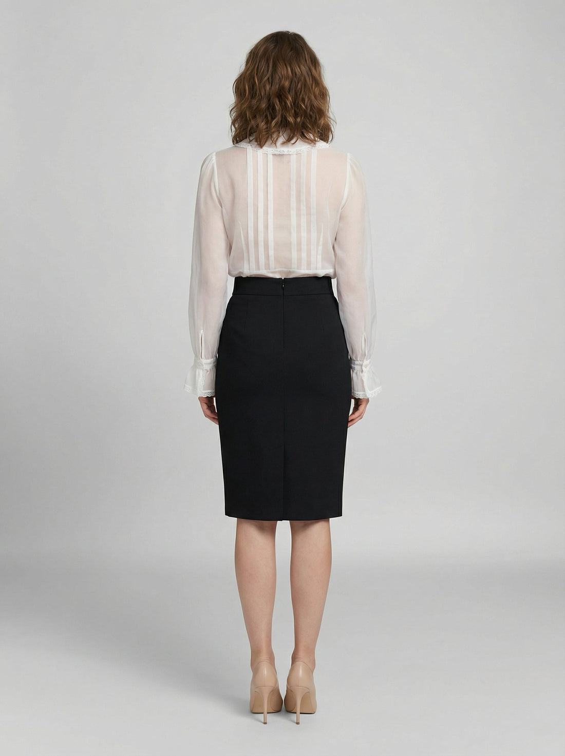 Dolce & Gabbana White Polyamide Blouse