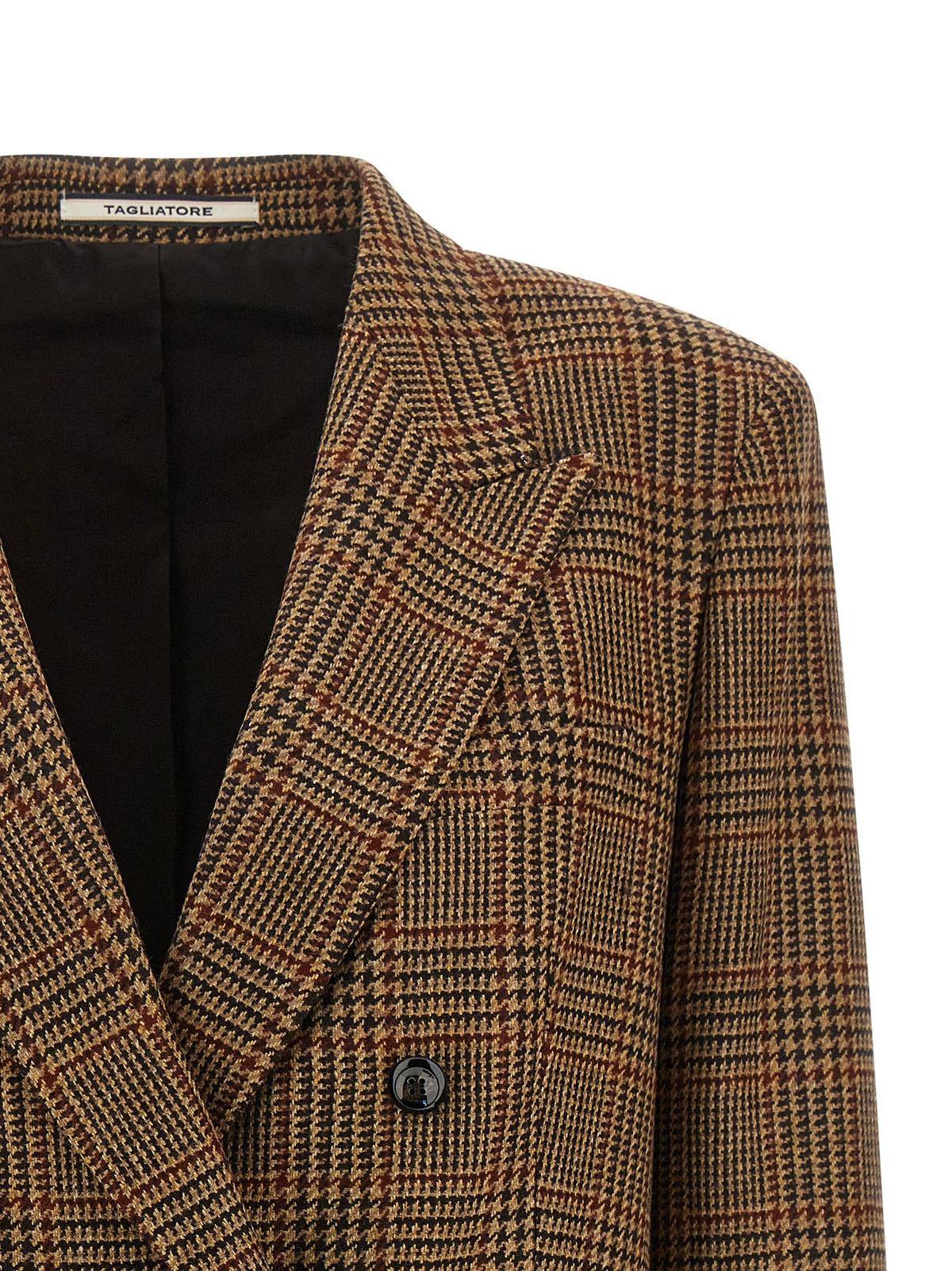 Tagliatore Brown Virgin Wool Blazer